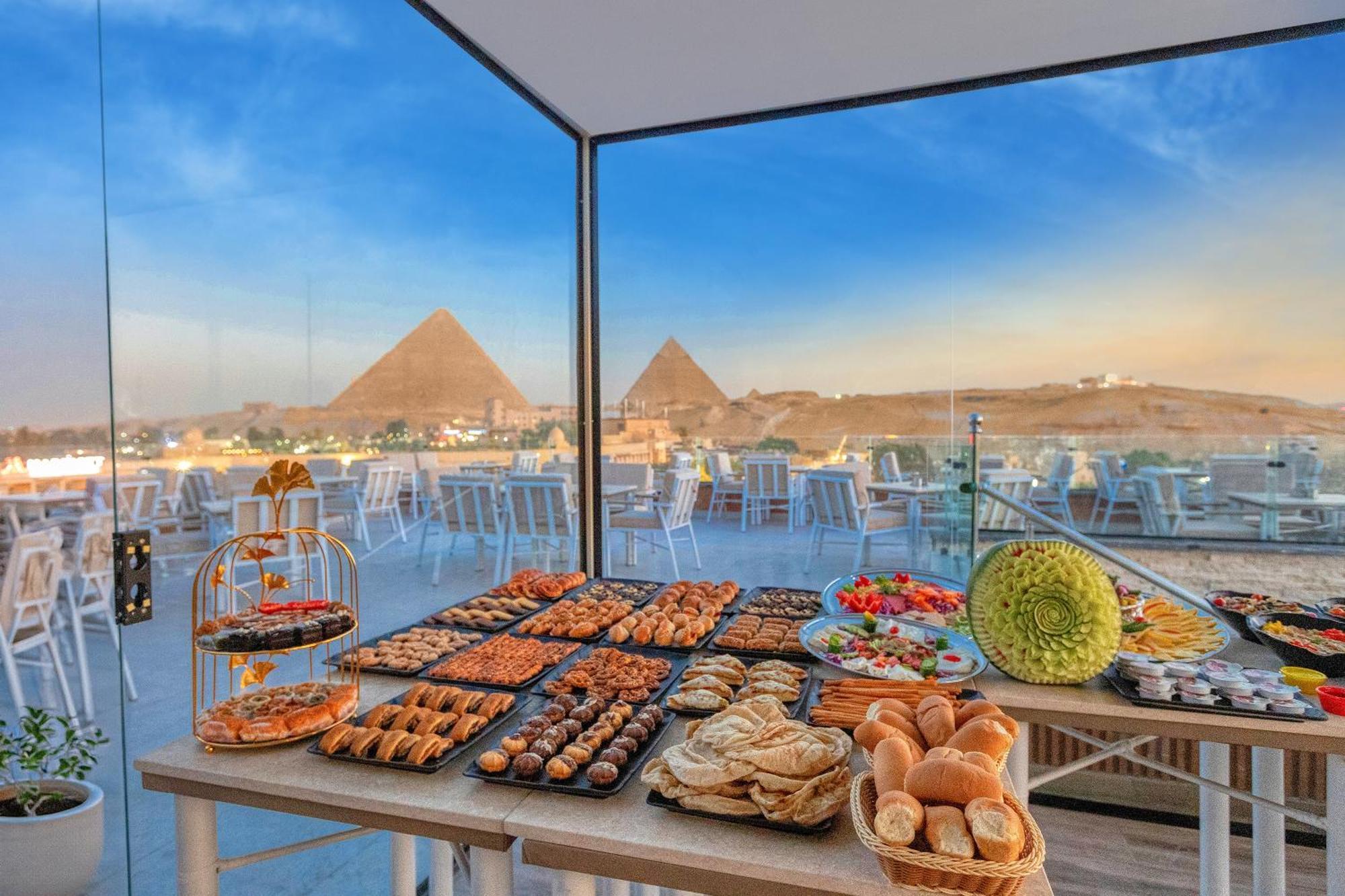 Gaia Pyramids Hotel Kafret el-Gabal المظهر الخارجي الصورة