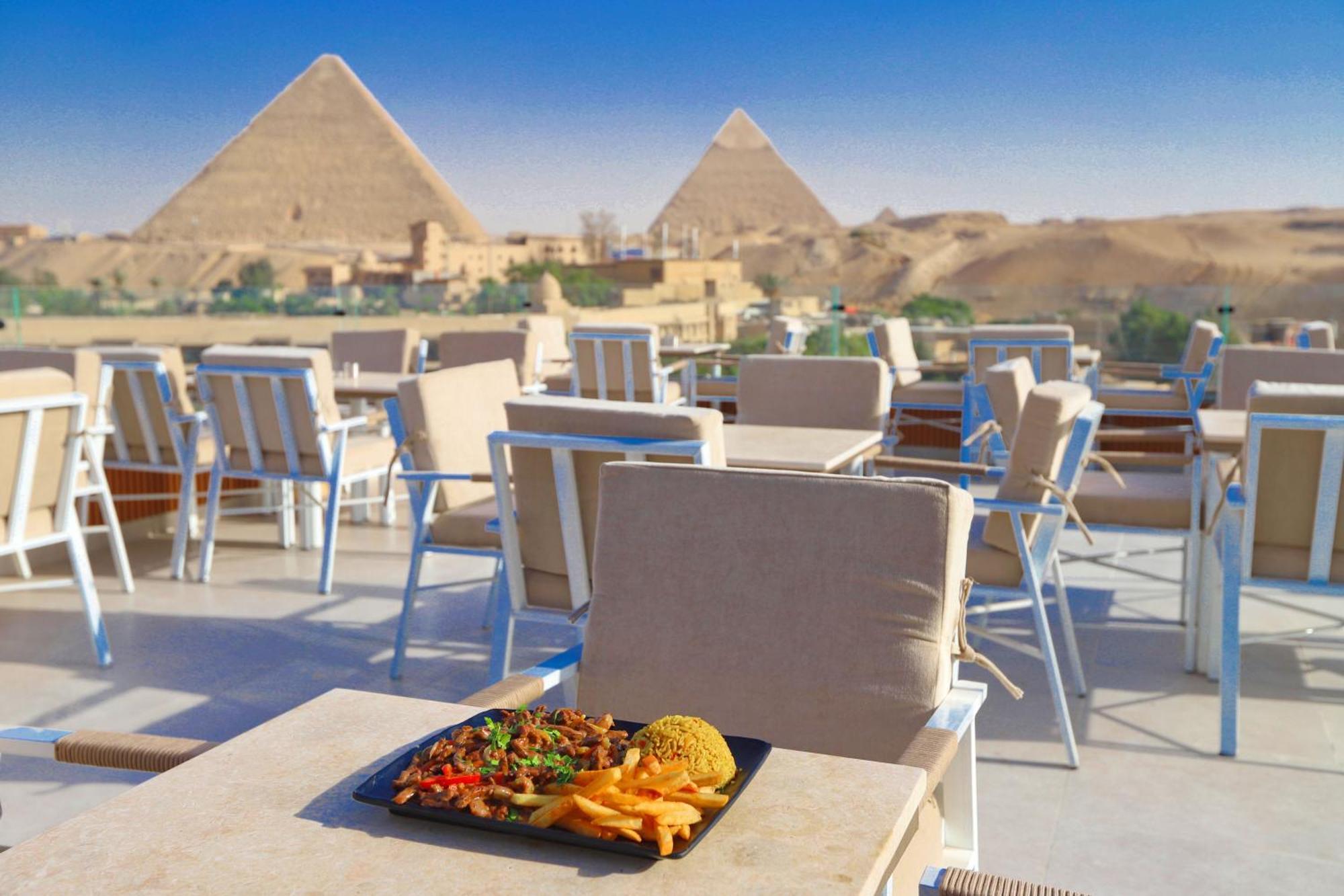 Gaia Pyramids Hotel Kafret el-Gabal المظهر الخارجي الصورة