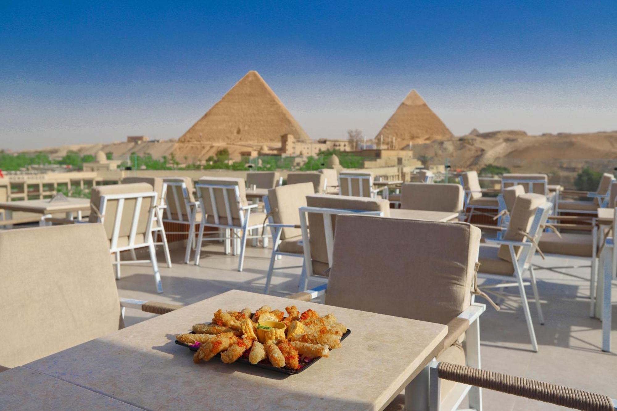 Gaia Pyramids Hotel Kafret el-Gabal المظهر الخارجي الصورة