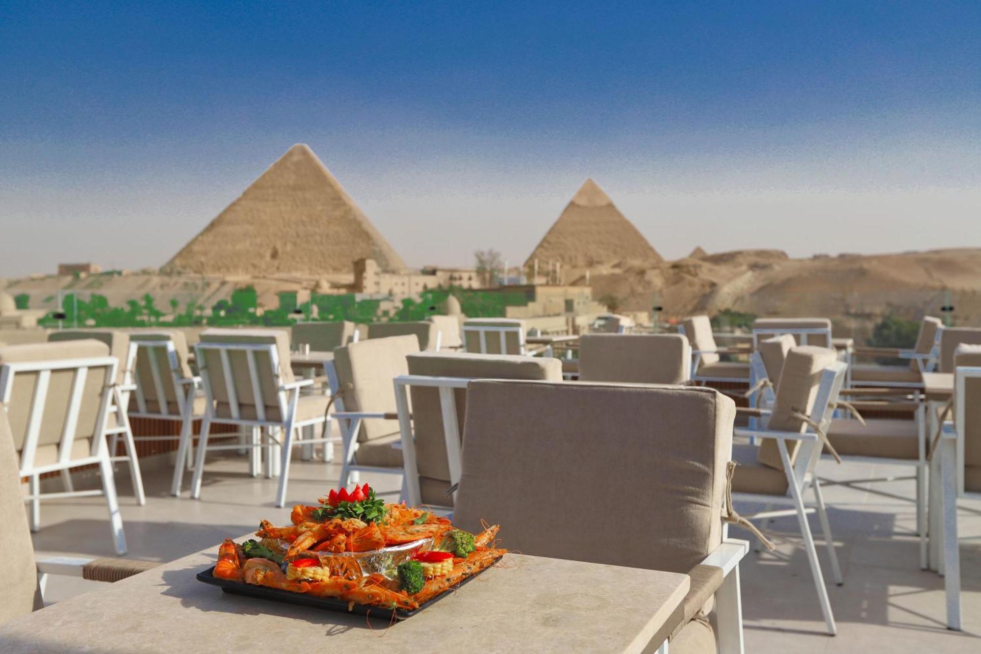 Gaia Pyramids Hotel Kafret el-Gabal المظهر الخارجي الصورة