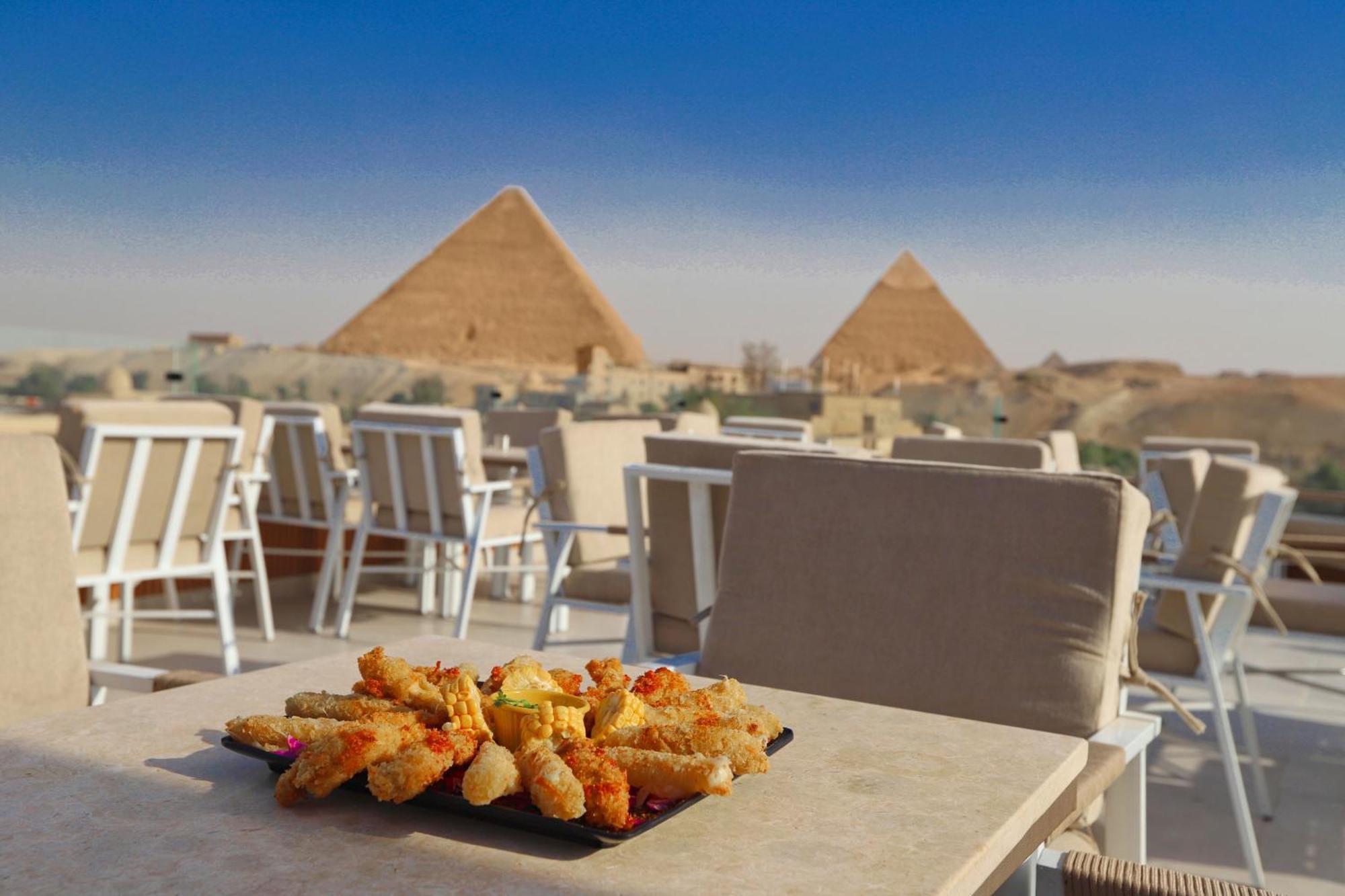Gaia Pyramids Hotel Kafret el-Gabal المظهر الخارجي الصورة