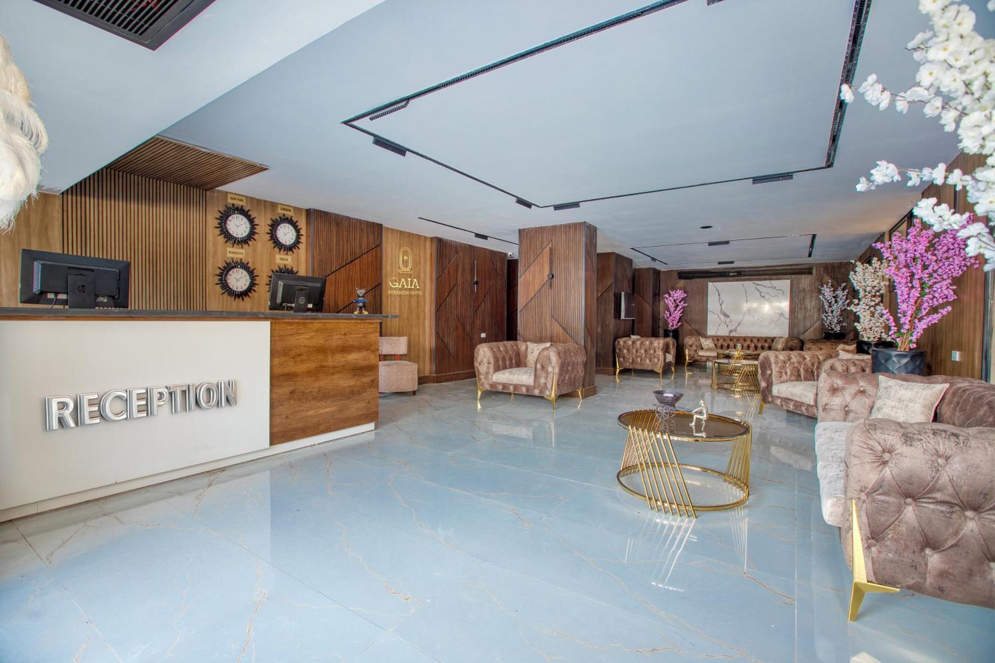 Gaia Pyramids Hotel Kafret el-Gabal المظهر الخارجي الصورة