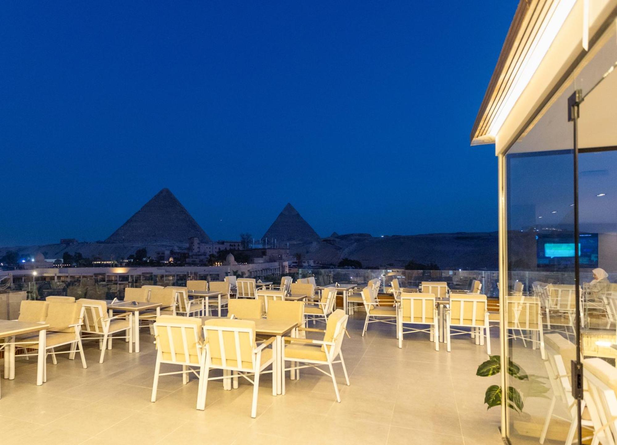 Gaia Pyramids Hotel Kafret el-Gabal المظهر الخارجي الصورة